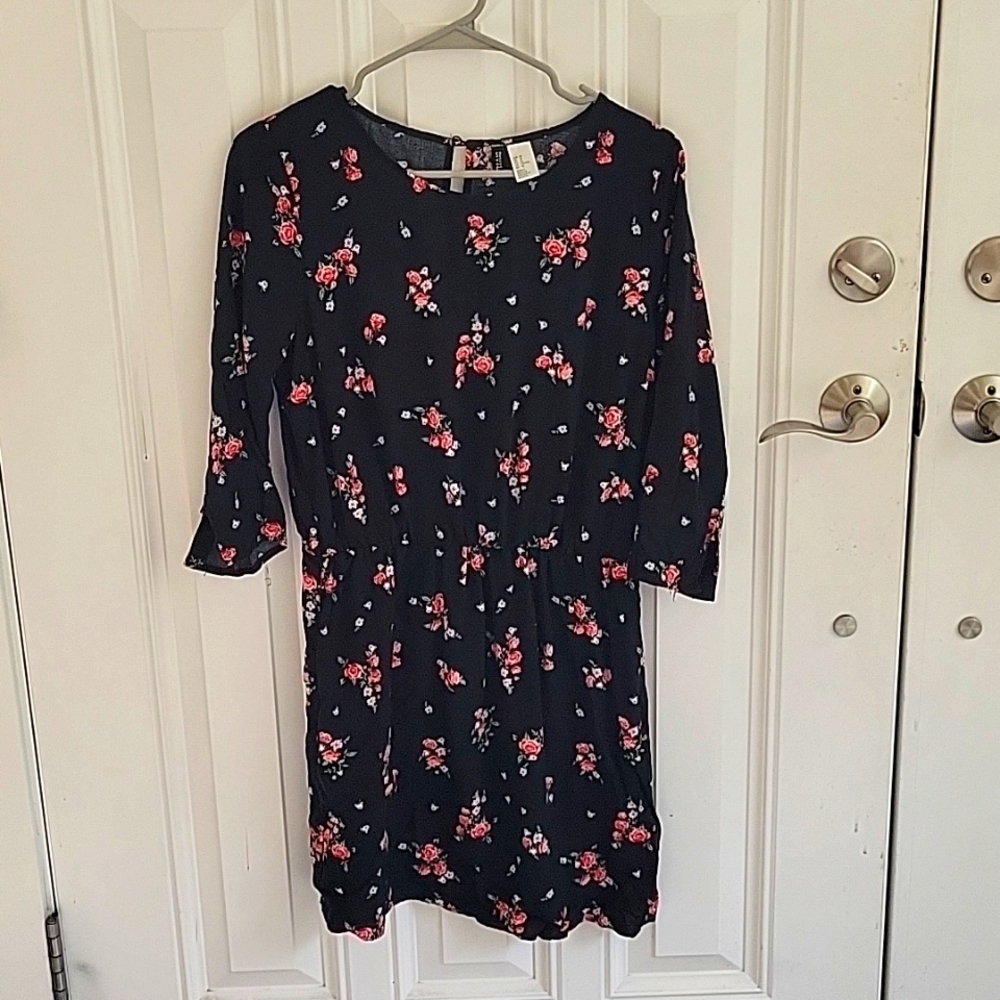 Divided by H & M Floral Midi Dress size 10